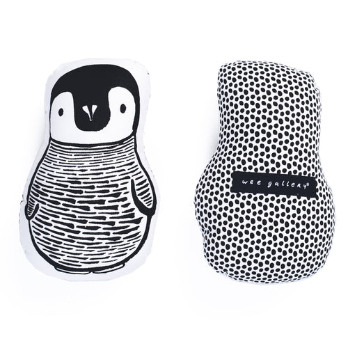 Wee Gallery Nursery Friends Throw Pillow Penguin