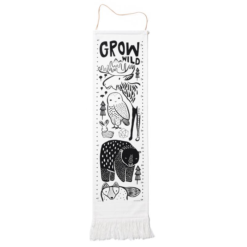Wee Gallery Canvas Growth Chart Nordic