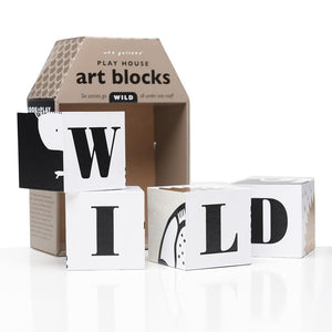 Wee Gallery Play House Art Blocks Wild