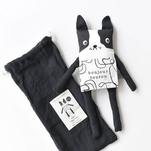 Wee Gallery Organic Flippy Friend Dog (French)