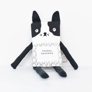 Wee Gallery Organic Flippy Friend Dog (French)