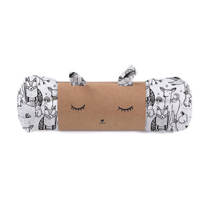 Wee Gallery Organic Muslin Swaddle Forest