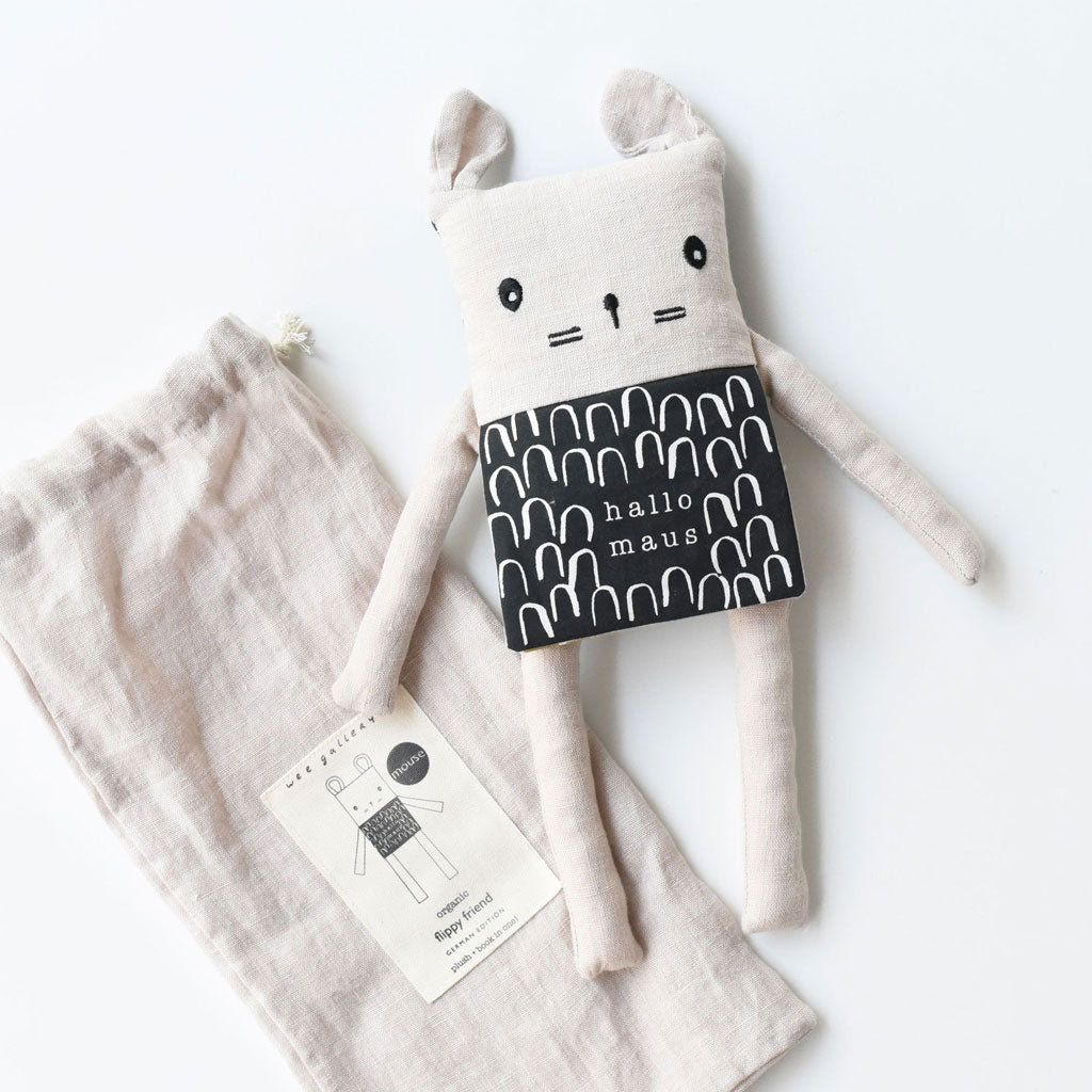 Wee Gallery Organic Flippy Friend Mouse (German)