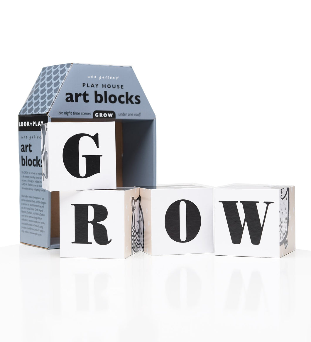 Wee Gallery Play House Art Blocks Grow