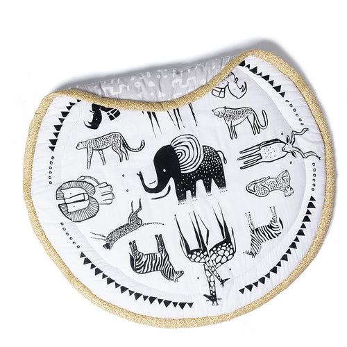 Wee Gallery Organic Cotton Play Mat Safari